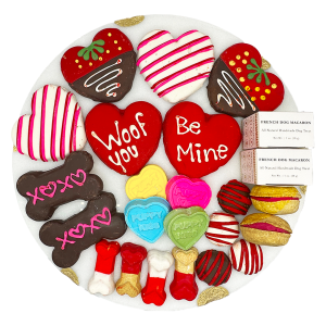 Love My Dog Themed Treats Box, Set of 15